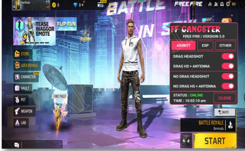 FF Gangster 675 Injector APK Dowload